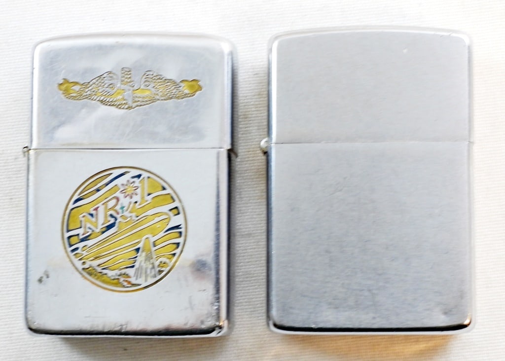(2) VINTAGE 1960's CHROME ZIPPO LIGHTERS (1 of 4)