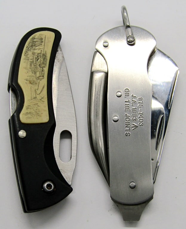 (2) Folding Pocket Knives - British Army Clasp Kni (1 of 4)
