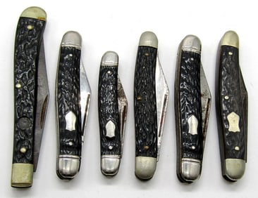 (6) Vintage Folding Pocket Knives