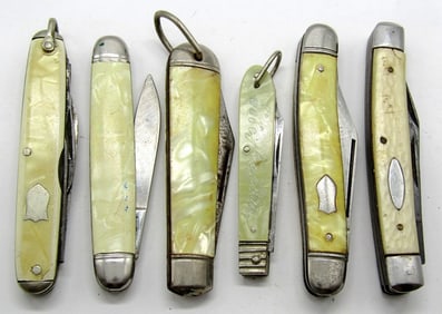 (6) Vintage Folding Pocket Knives