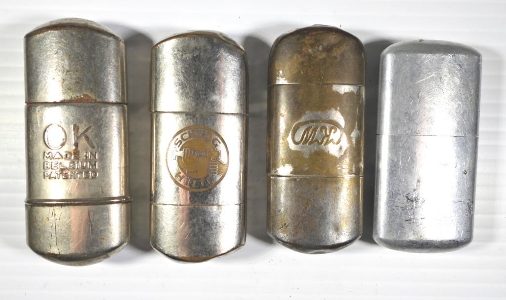 (4) VINTAGE TUBE CASE LIGHTERS (1 of 5)