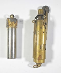MILITARY TRENCH LIGHTER & MATCH STICK
