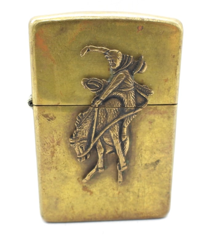 1994 SEALED MARLBORO BUCKING BRONCO ZIPPO LIGHTER: BID WITH US TODAY!!