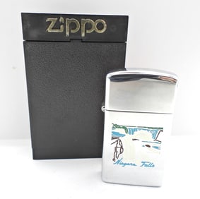1994 NIAGARA FALLS SEALED SLIM ZIPPO LIGHTER
