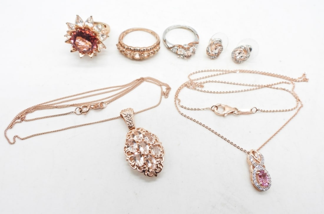 925 Rose Gold Jewelry Lot (1 of 4)