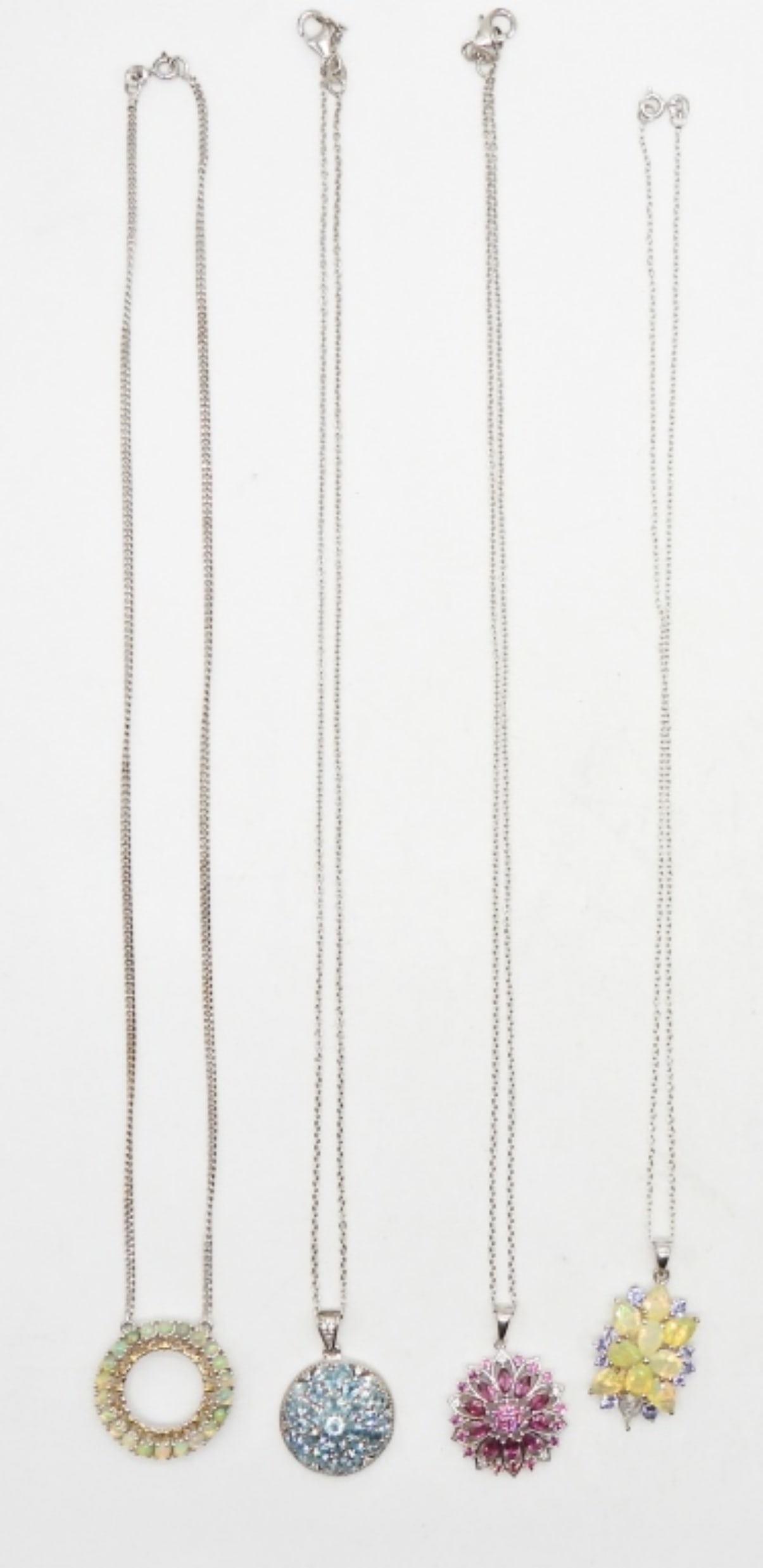 Sterling Rhinestone Fashion Necklaces (1 of 3)