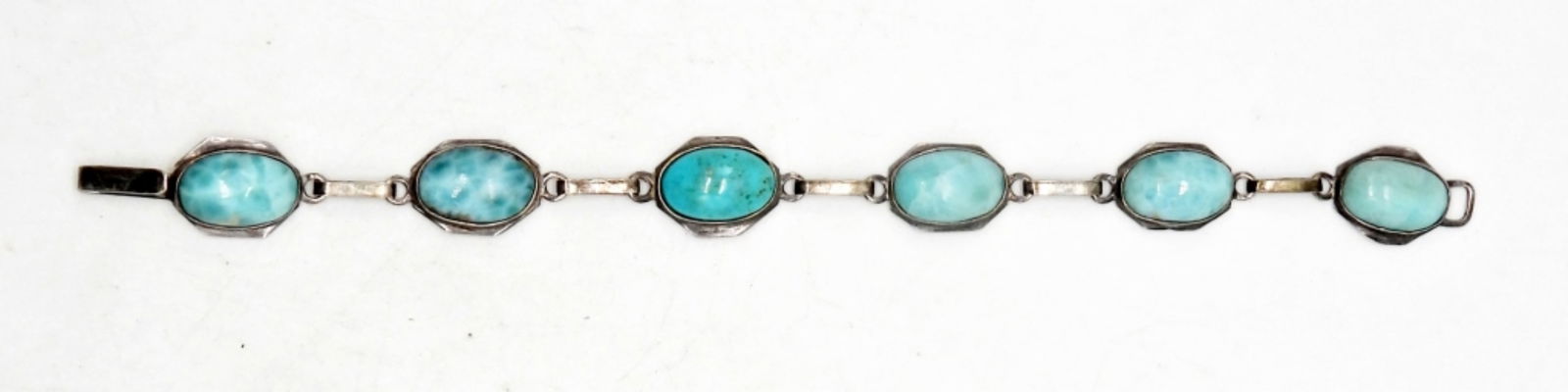 Vintage Sterling Larimar Bracelet (1 of 2)