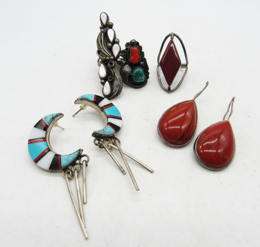 925 Southwest Earrings & Rings (1 of 5)