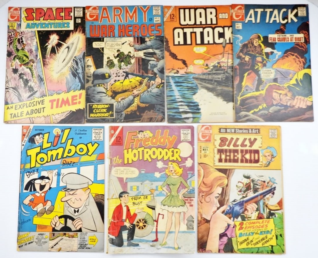 (7) CHARLTON 12c LOT - SPACE ADVENTURES (1 of 2)