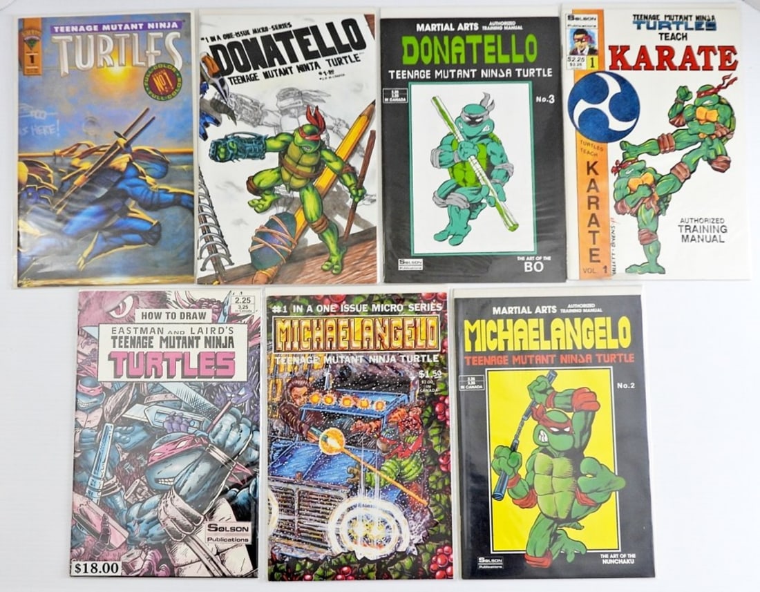 (7) TEENAGE MUTANT NINJA TURTLE COMICS (1 of 2)