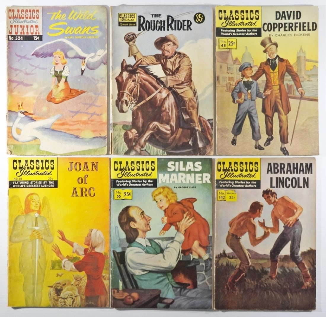 (6) CLASSIC ILLUSTRATED VINTAGE LOT (1 of 2)