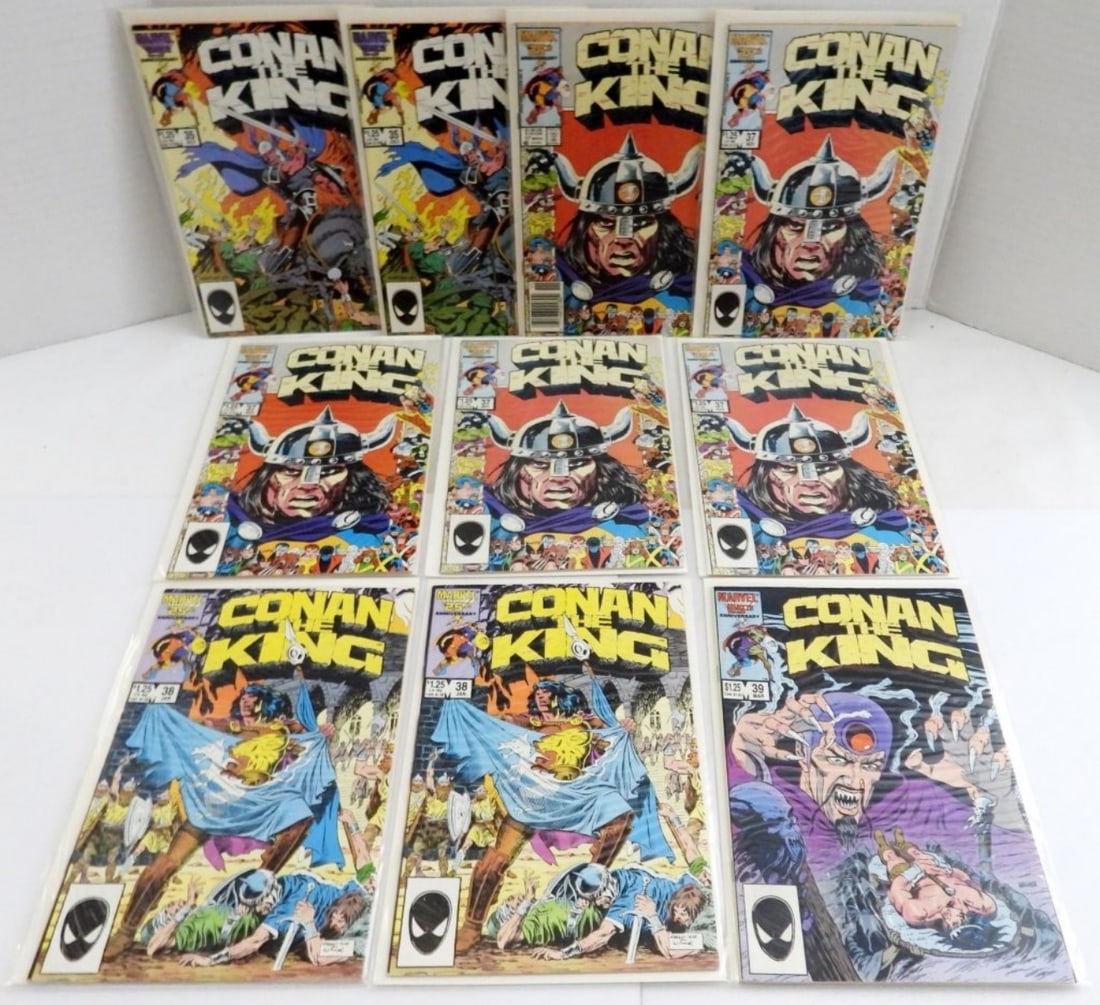 (10) MARVEL CONAN THE KING COMIC BOOKS (1 of 3)