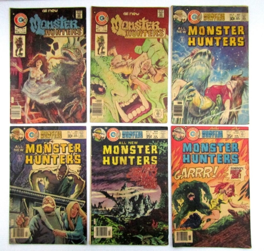 (6) Charlton Comics Monster Hunters (1 of 2)