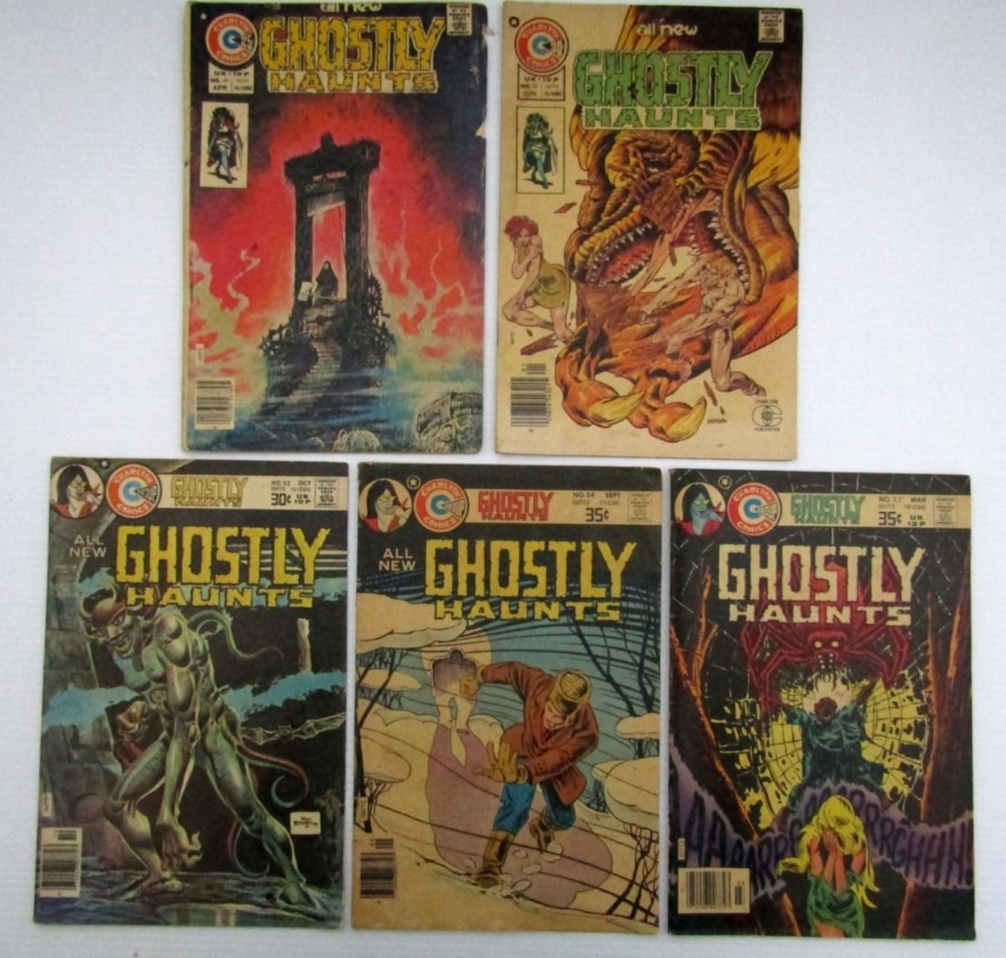 (5) Charlton Comics Ghostly Haunts (1 of 2)