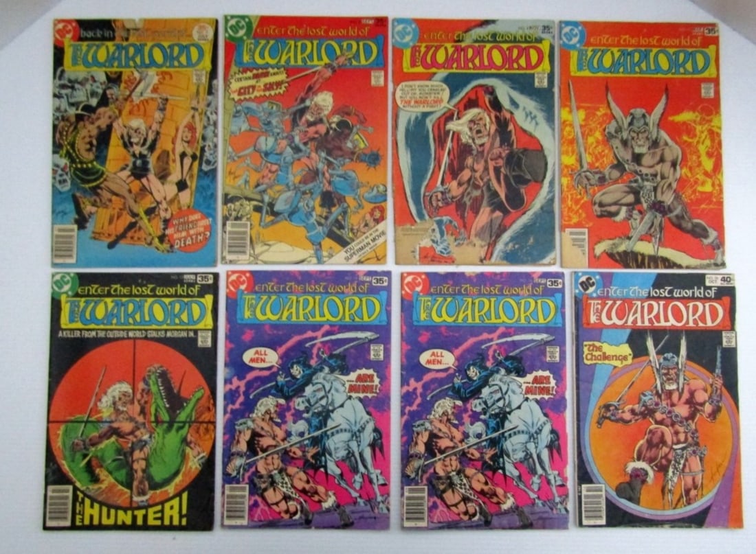 (8) DC The Warlord #7, 8, 9, 11, 13, 14(x2), 26 (1 of 2)