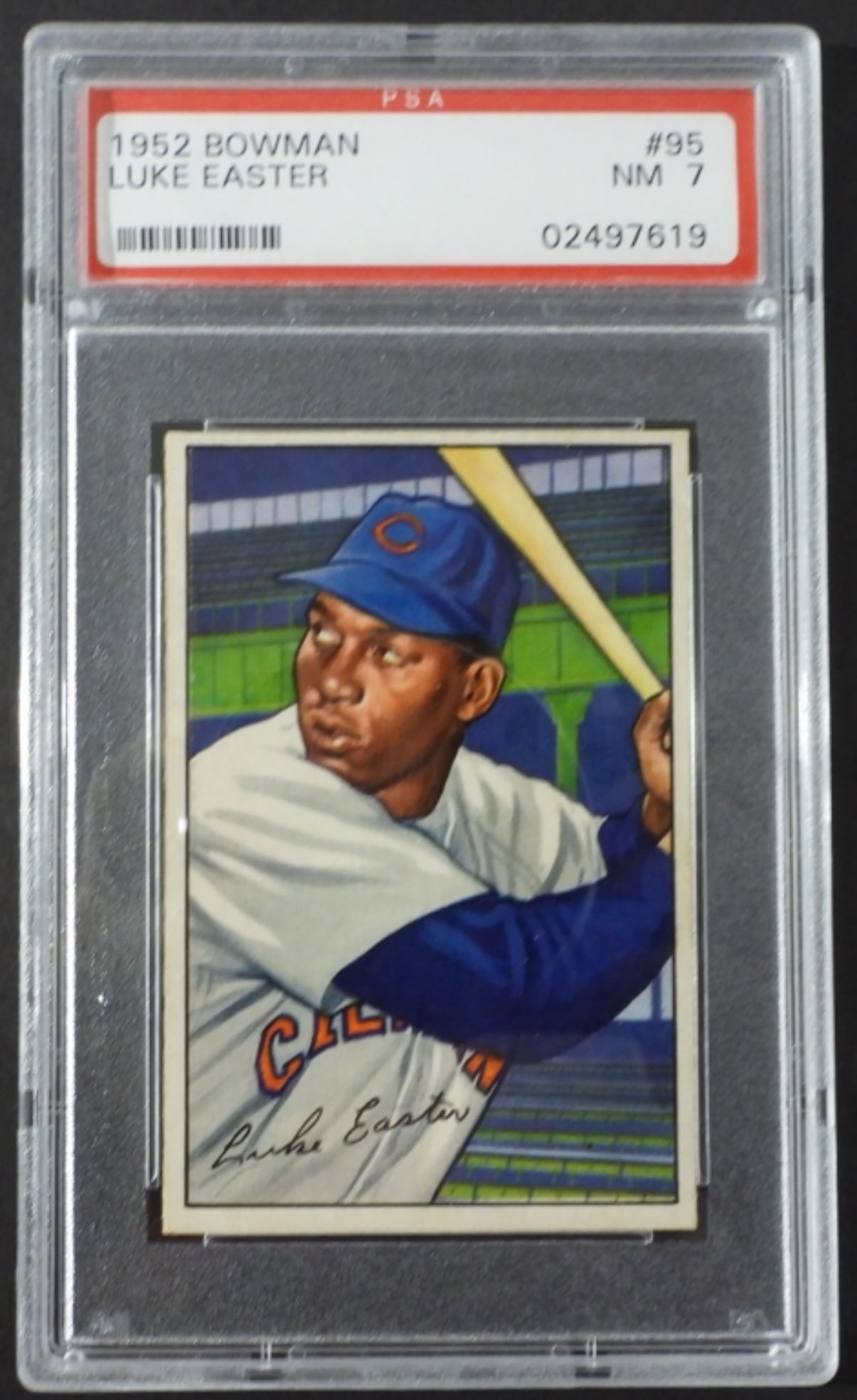 1952 BOWMAN #95 LUKE EASTER PSA 7 (1 of 2)