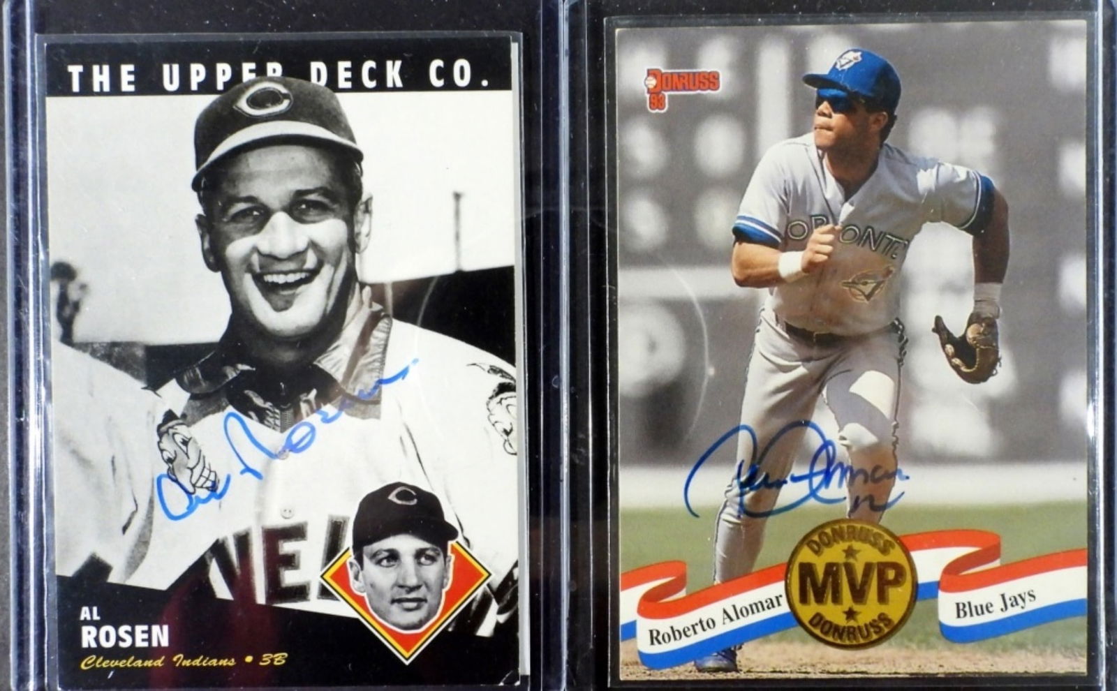 (2) AUTOGRAPHED BASEBALL CARDS (1 of 2)