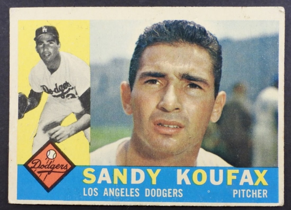 1960 TOPPS #343 SANDY KOUFAX VGEX (1 of 2)