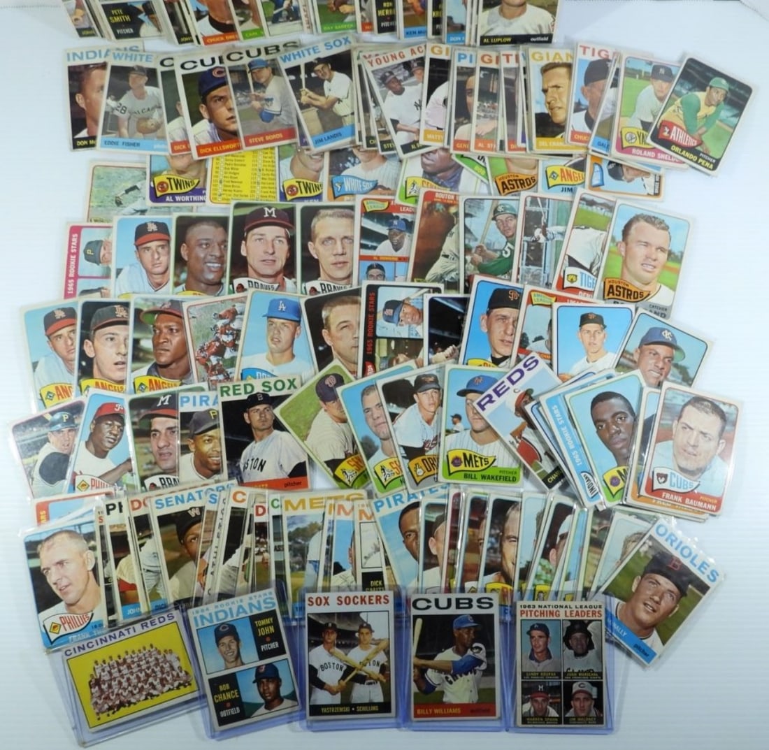 (104) 1964 TOPPS & (70) 1965 TOPPS (1 of 8)