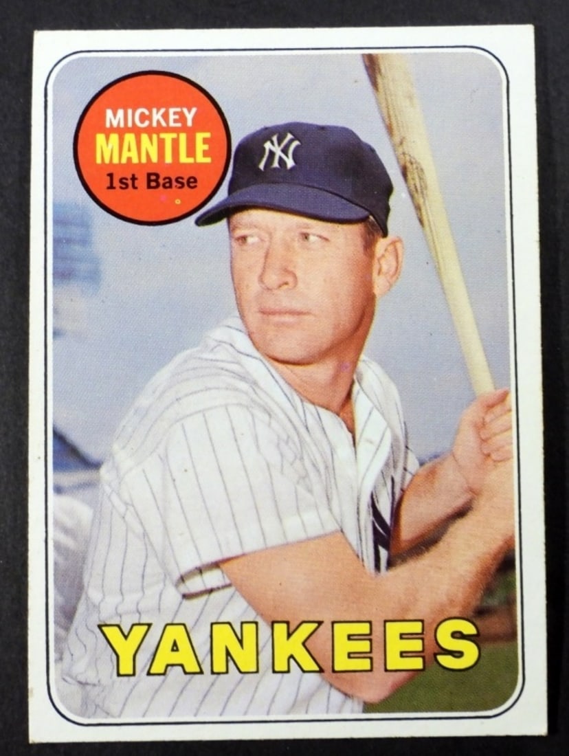 1969 TOPPS #500 MICKEY MANTLE EX++: GREAT COLOR & GLOSS
