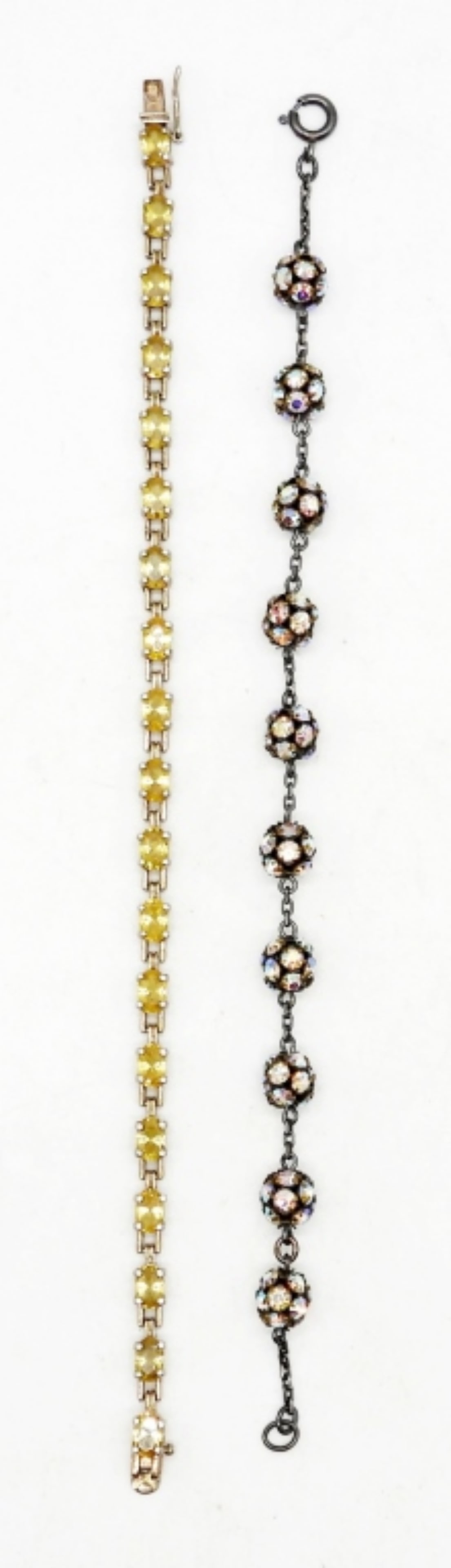 (2) STERLING SILVER TENNIS BRACELETS (1 of 2)