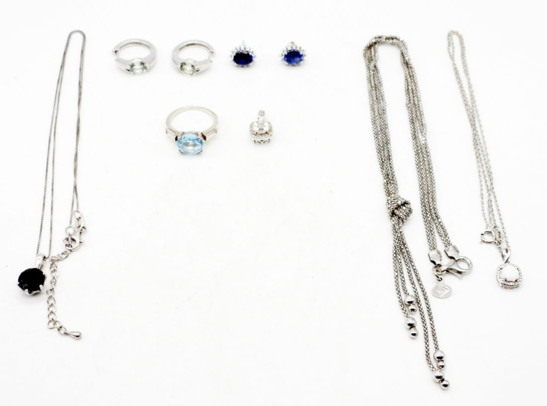 925 Silver Jewelry Lot (1 of 2)