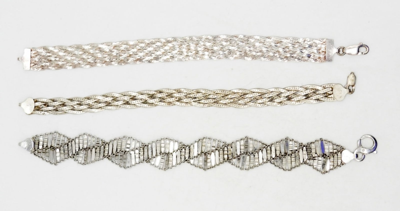 Sterling Braided Bracelets (1 of 2)