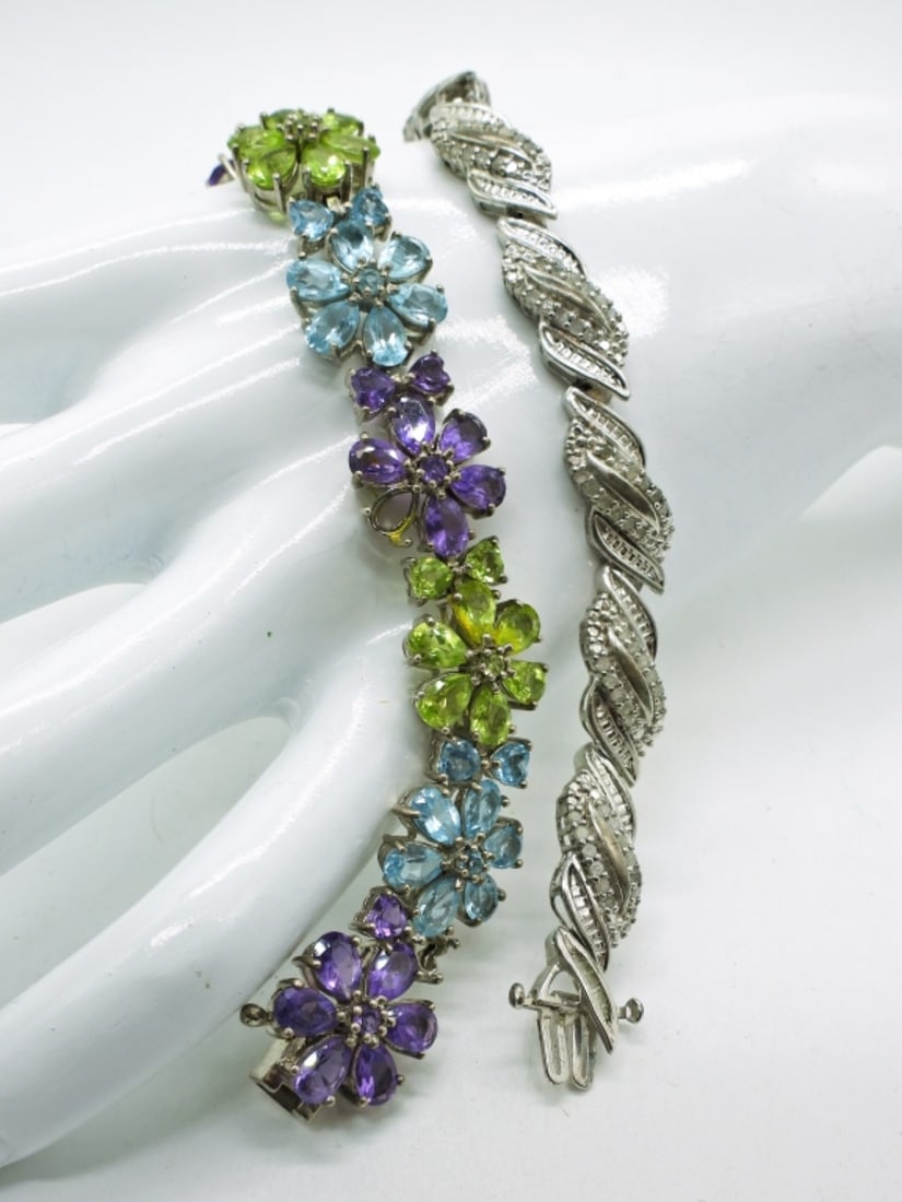 Sterling Tennis Bracelets (1 of 2)