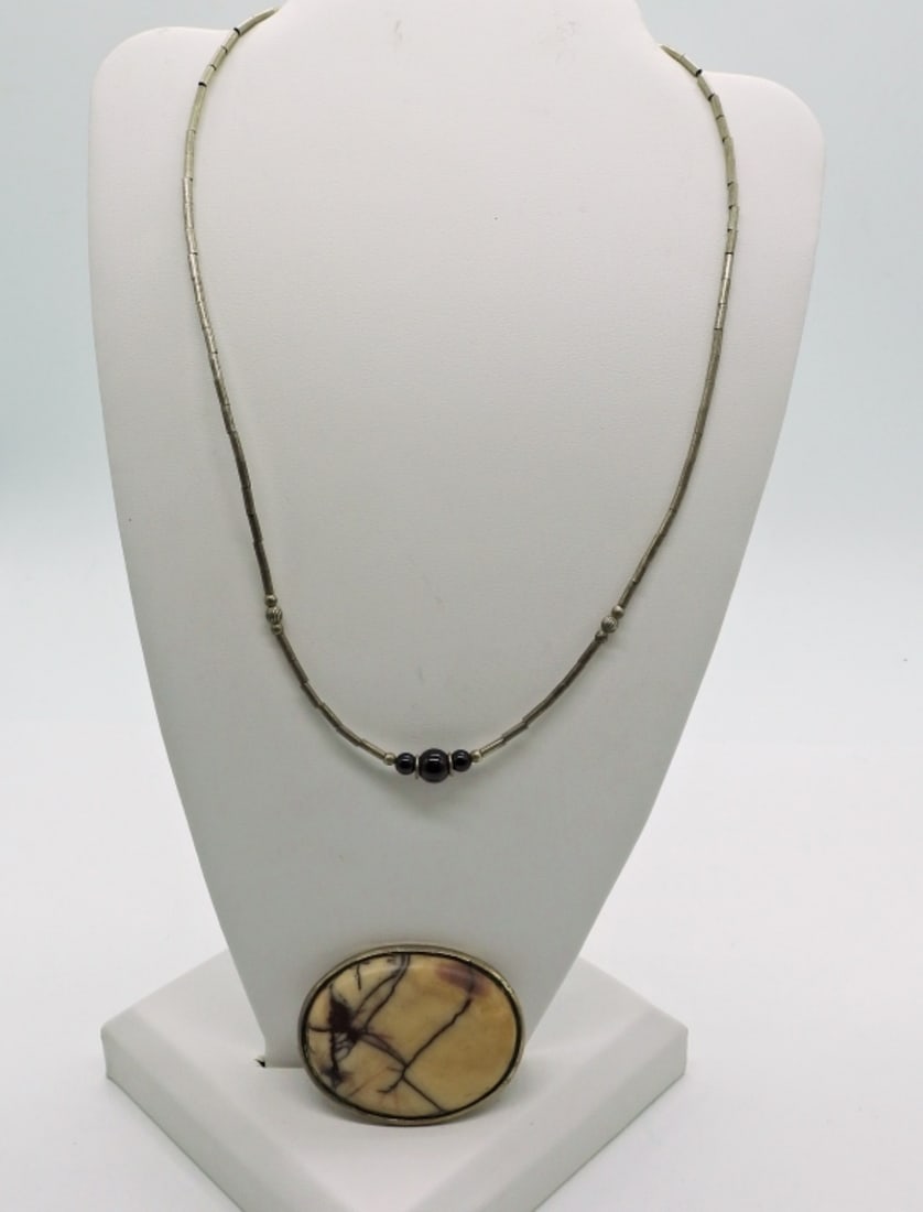 Liquid Sterling Necklace with Addt'l Pin (1 of 3)