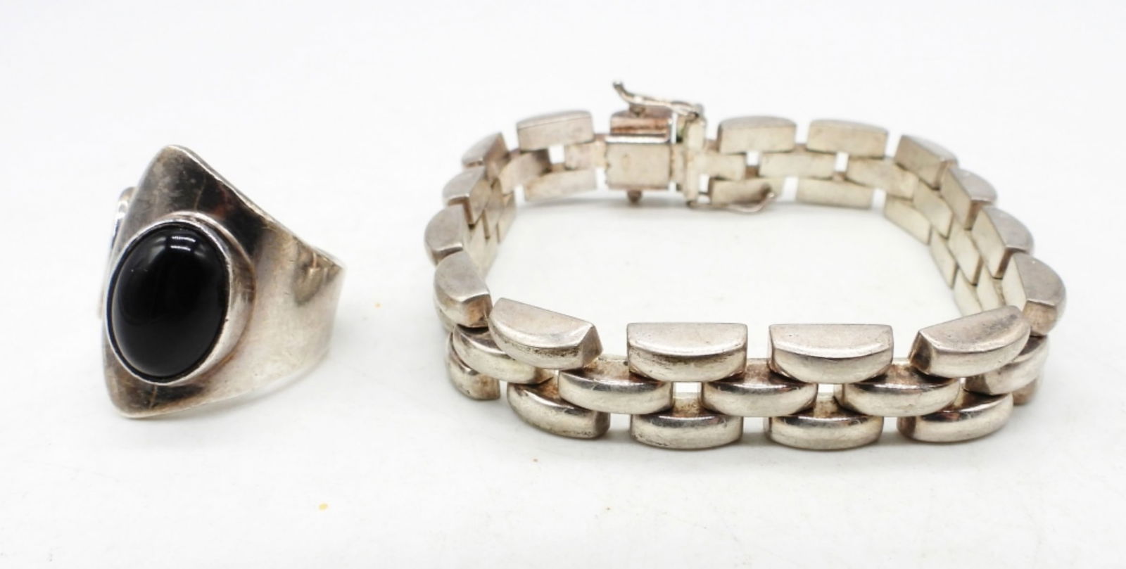 STERLING BRACELET AND RING SET (1 of 4)