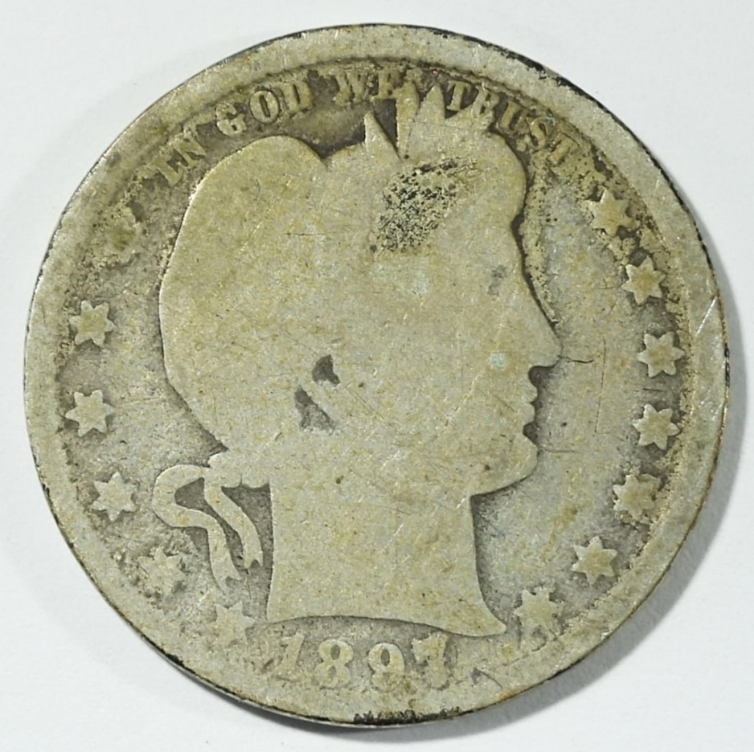 1897-O BARBER QUARTER AG (1 of 2)