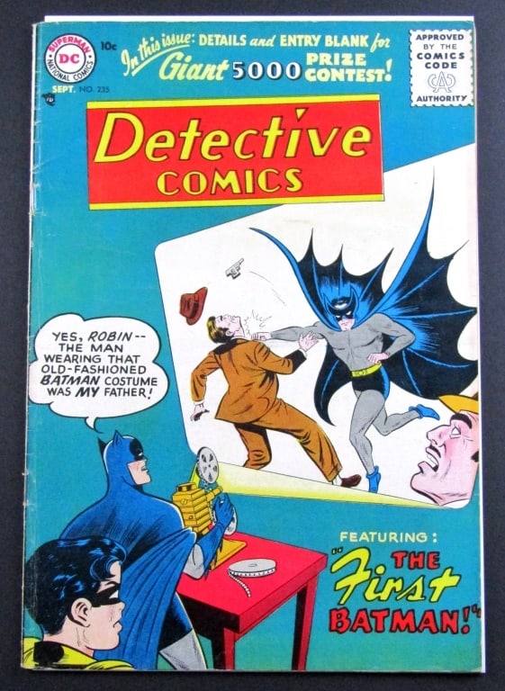 Detective Comics #235 (DC, 1956) Origin of Batman (1 of 3)