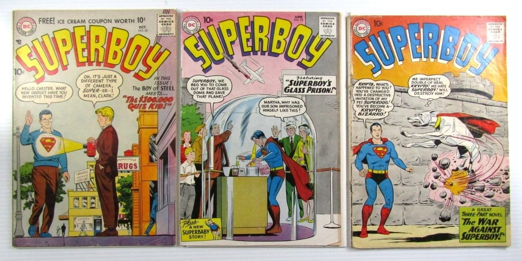 (3) Superboy Group of 3 (DC, 1957-1960) (1 of 2)