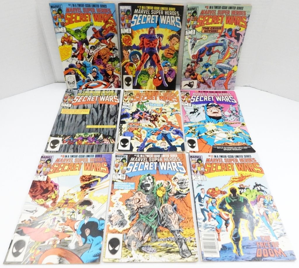 (9) MARVEL SUPER HEROES SECRET WARS #1- (1 of 3)