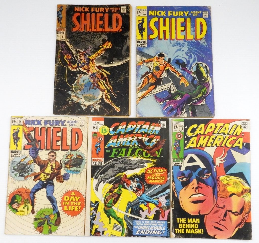 (5) VTG MARVEL 12c & 15c COMICS (1 of 2)