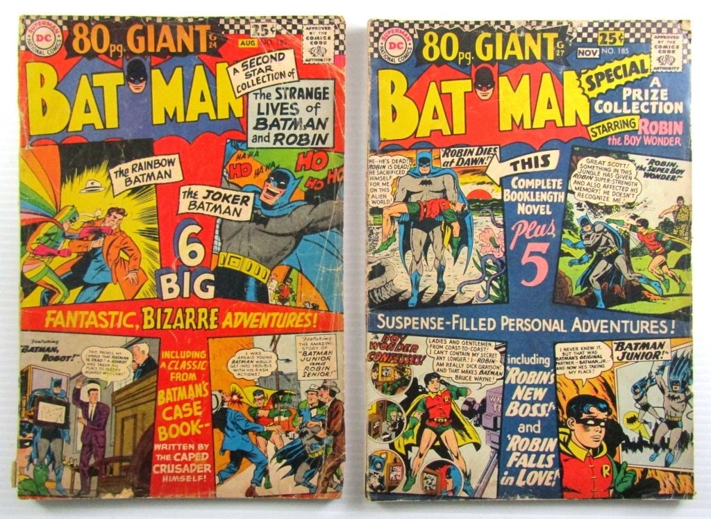 (2) DC Batman 80 Page Giant Comics #182 & 185 (1 of 4)