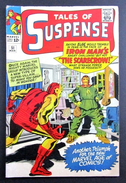 Tales of Suspense #51 (1964) 1st App. Scarecrow: Silver Age Marvel Comic - Good/VG Condition.
