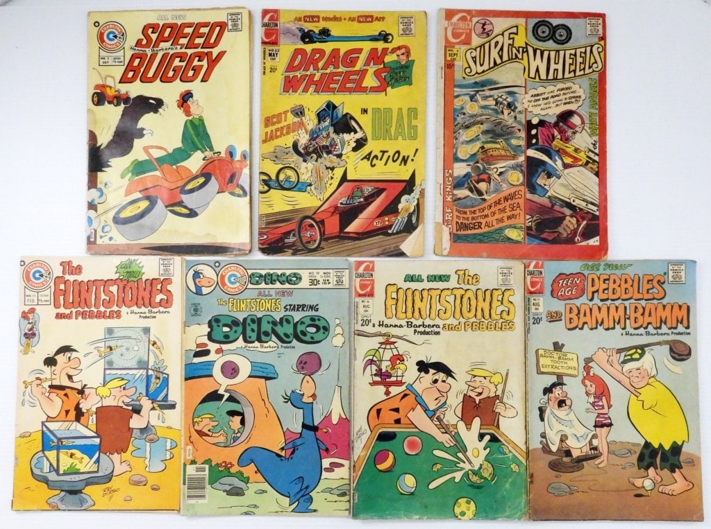 (7) CHARLTON VTG COMICS - SPEED BUGGY (1 of 2)