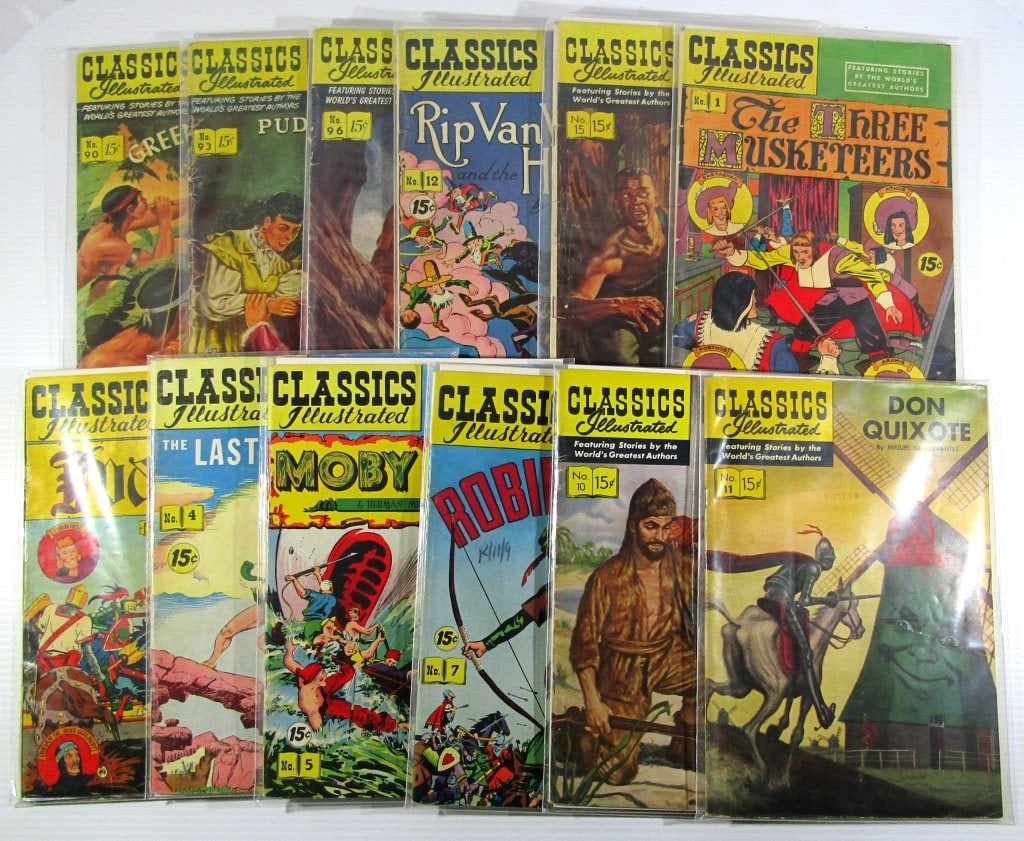 (12) CLASSIC ILLUSTRATED 15c ISSUES (1 of 6)