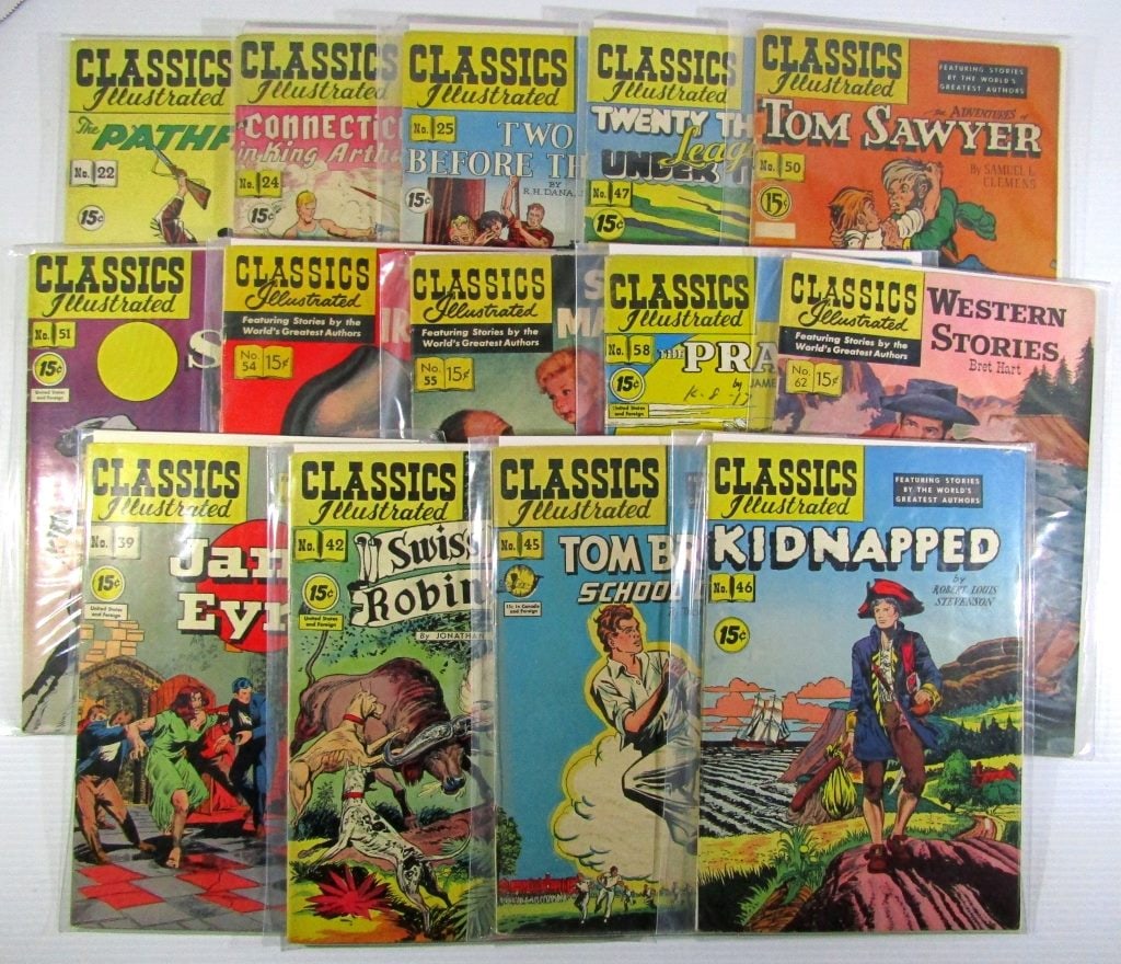 (14) CLASSIC ILLUSTRATED 15c ISSUES (1 of 7)