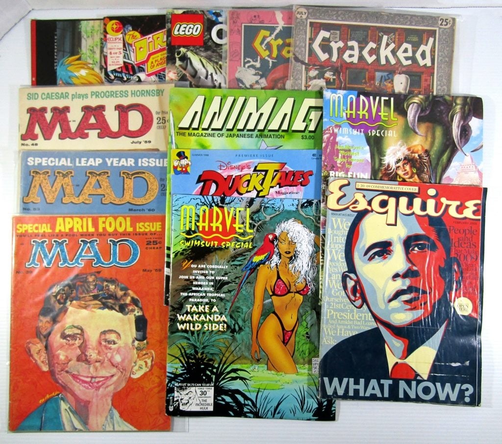 (5) MAD / CRACKED plus LEGO, MARVEL: SWIMSUIT & (7) MORE - MIXED LARGE-SIZE COMIC LOT