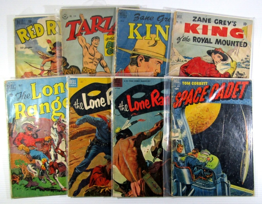 (8) DELL 10c VINTAGE COMICS (1 of 6)