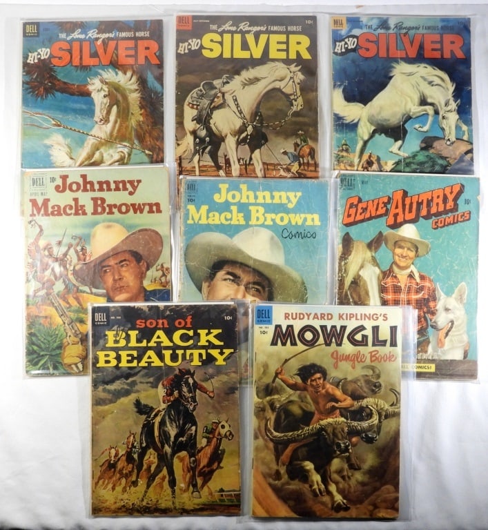(9) DELL WESTERN COMIC BOOKS (1 of 4)
