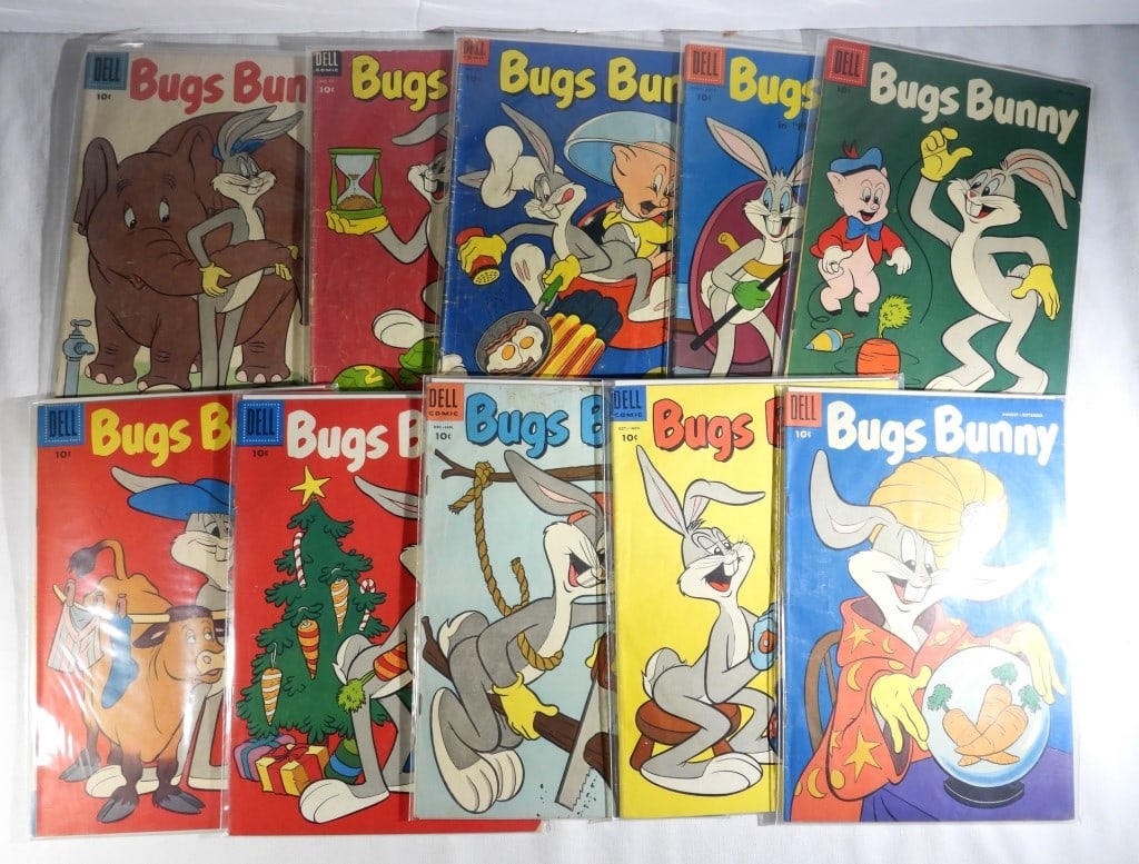 (10) DELL 10c BUGS BUNNY COMICS (1 of 5)
