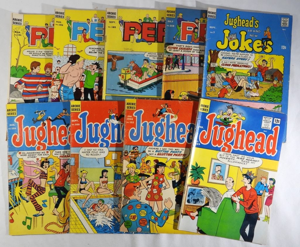 (9)  JUGHEAD & PEP SILVER AGE ARCHIES (1 of 2)