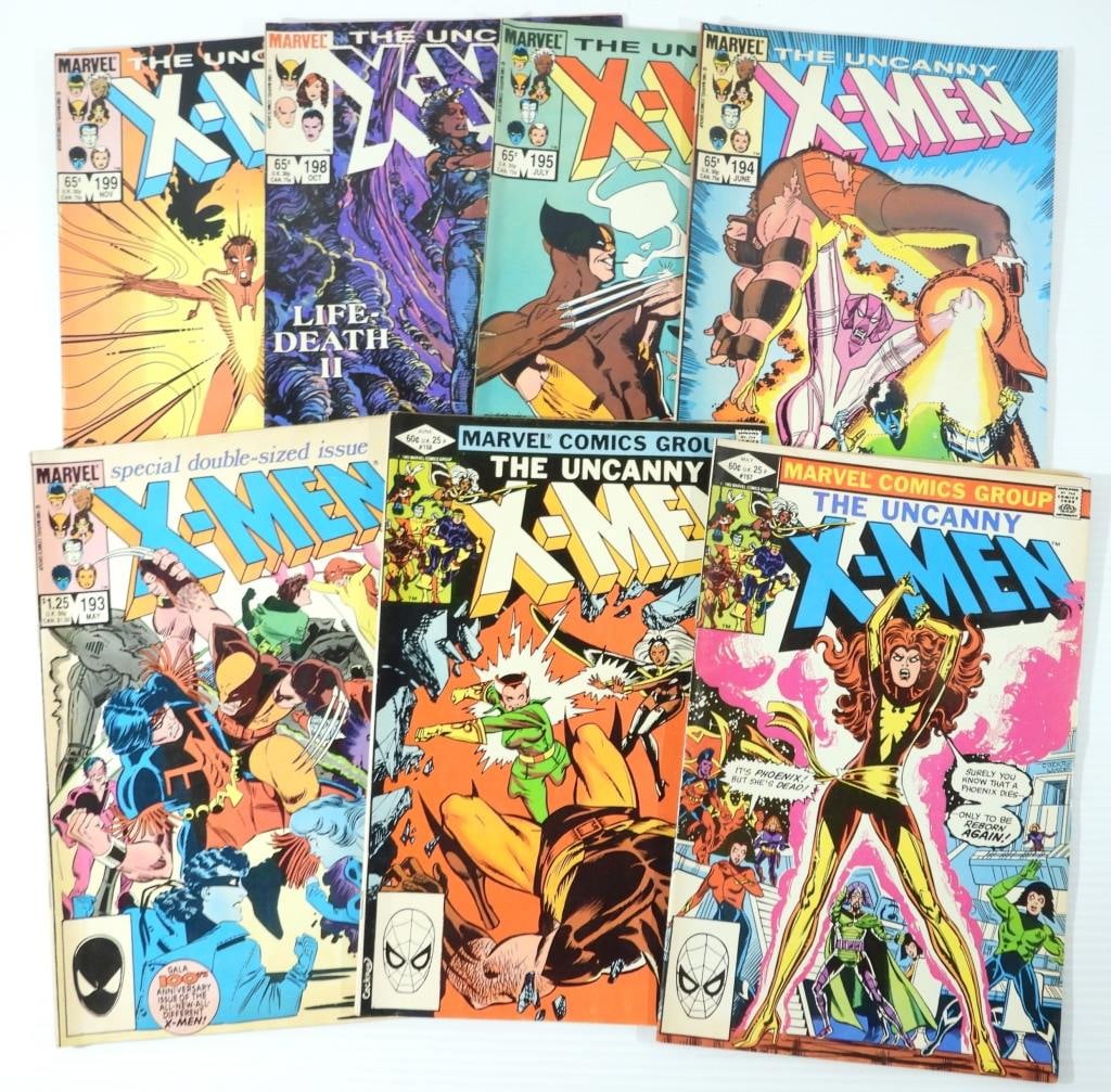 (7) MARVEL COMICS THE UNCANNY X-MEN (1 of 4)