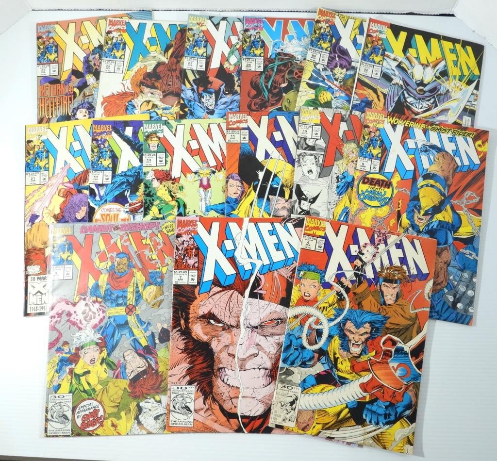 (15)1992-93 MARVEL COMICS X-MEN (1 of 5)