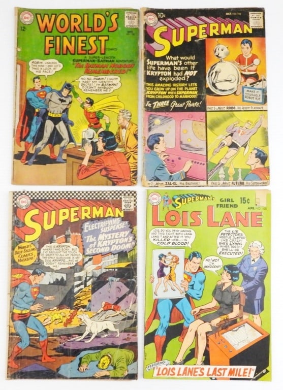 (4) VTG DC SILVER AGE COMICS SUPERMAN (1 of 2)