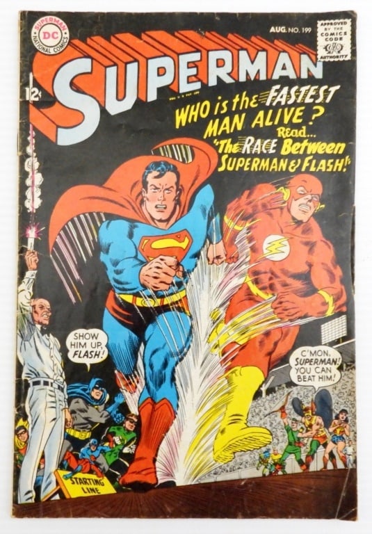 Superman #199 DC Comics 1967 (1 of 2)