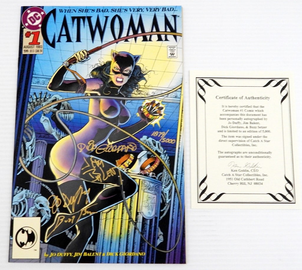 CATWOMAN #1 Signed By DUFFY, BALENT (1 of 3)